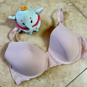 Natori Soft Pink Bliss Perfection Contour Underwire Bra 721154